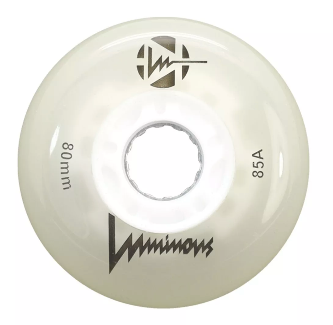 LUMINOUS - LED WHEEL - WHITE / GLOW - 76mm/85A