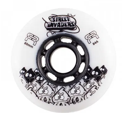 STREET INVADERS WHEEL 80/84A - WHITE x4