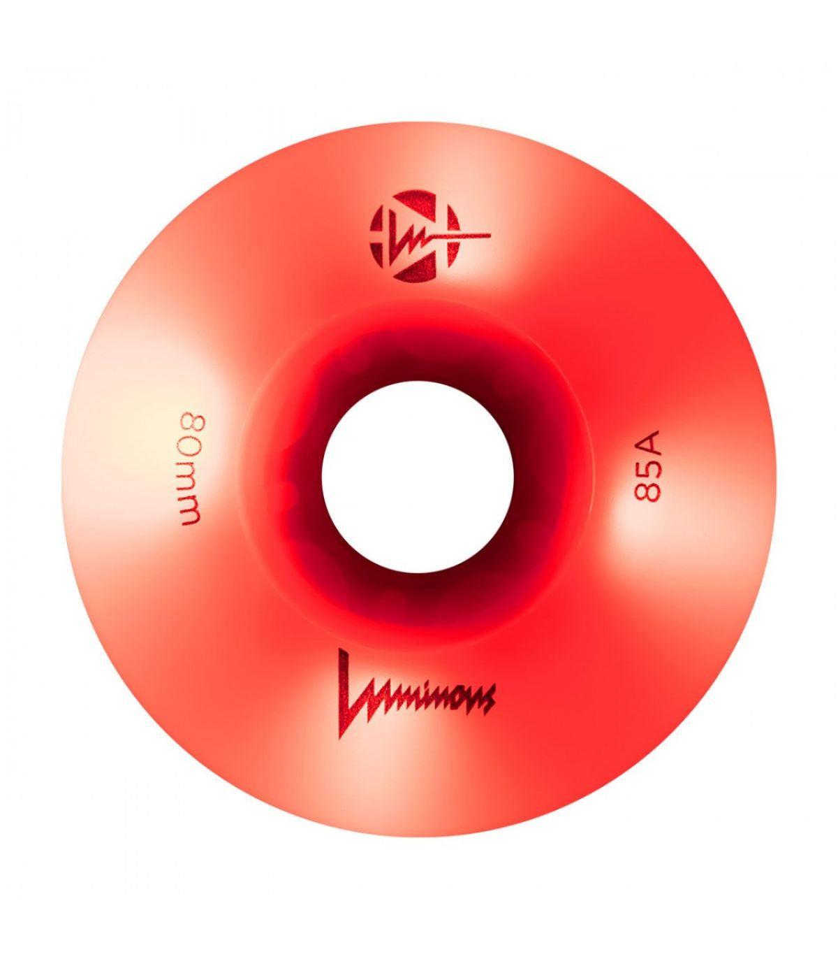 LUMINOUS - LED WHEELS - 80mm/85A - RED / RED - x4