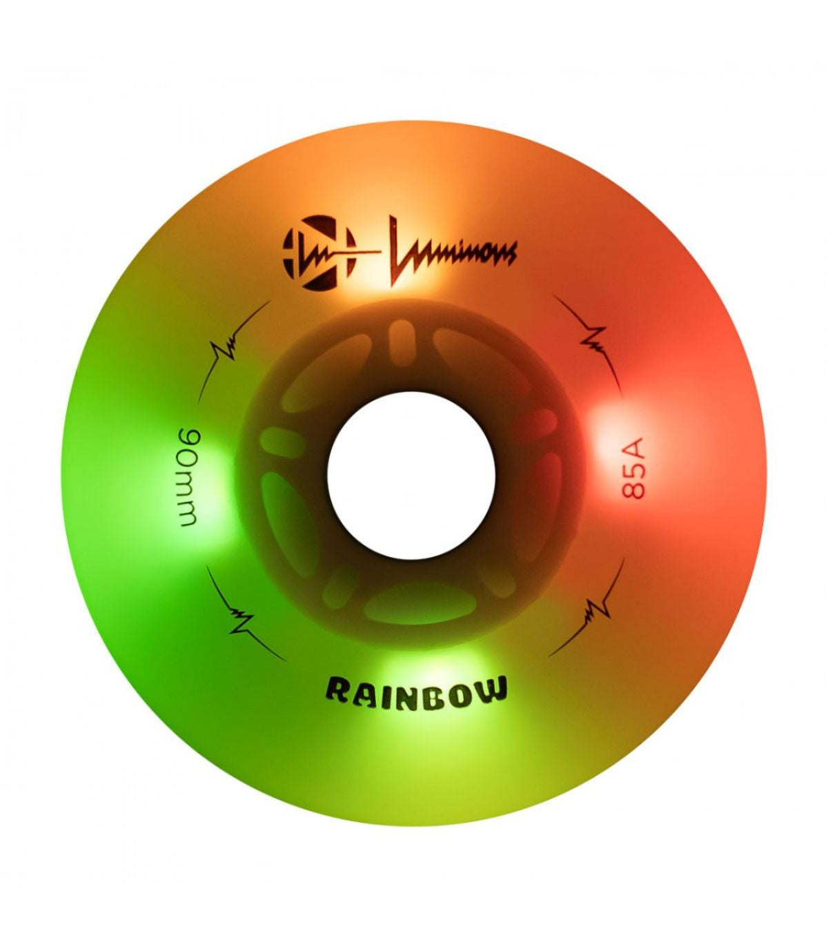 LUMINOUS - LED WHEELS - 80mm/85A - RAINBOW - x4