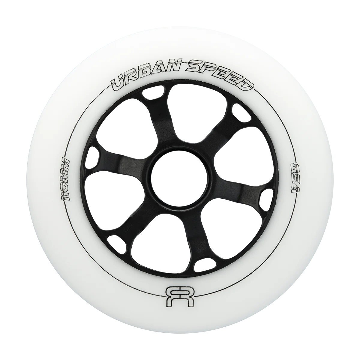 URBAN SPEED WHEELS 110mm/85A WHITE x6