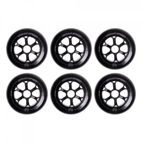 URBAN SPEED WHEELS 110mm/88A BLACK  x6