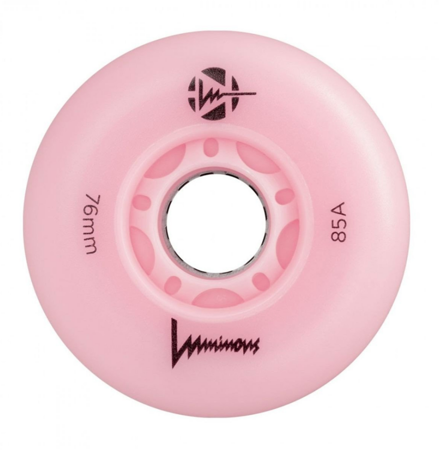 LUMINOUS - LED WHEELS - 76mm/85A - FLAMINGO - x4