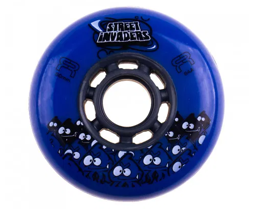 STREET INVADERS WHEEL 80/84A - BLUE - GREY x4