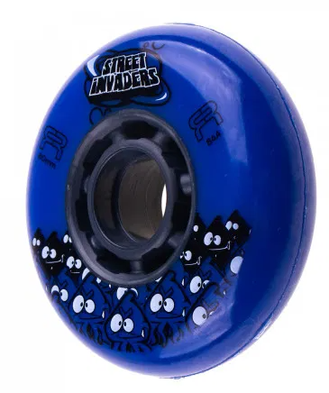 STREET INVADERS WHEEL 80/84A - BLUE - GREY x4