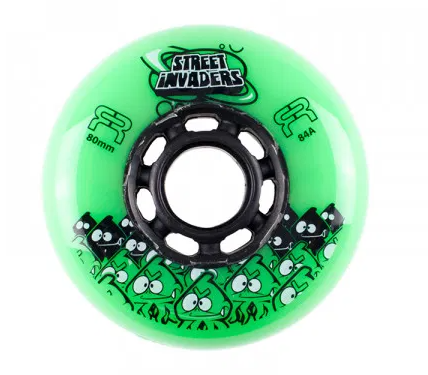 STREET INVADERS WHEEL 80/84A - GREEN x4