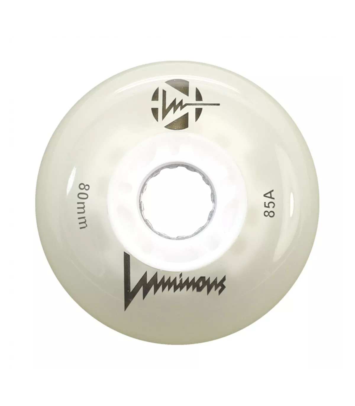 LUMINOUS - LED WHEEL - WHITE / GLOW - 80mm/85A