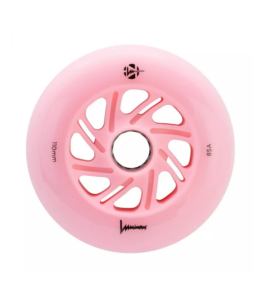 LUMINOUS - LED WHEELS - 110mm/85A - FLAMINGO - x3