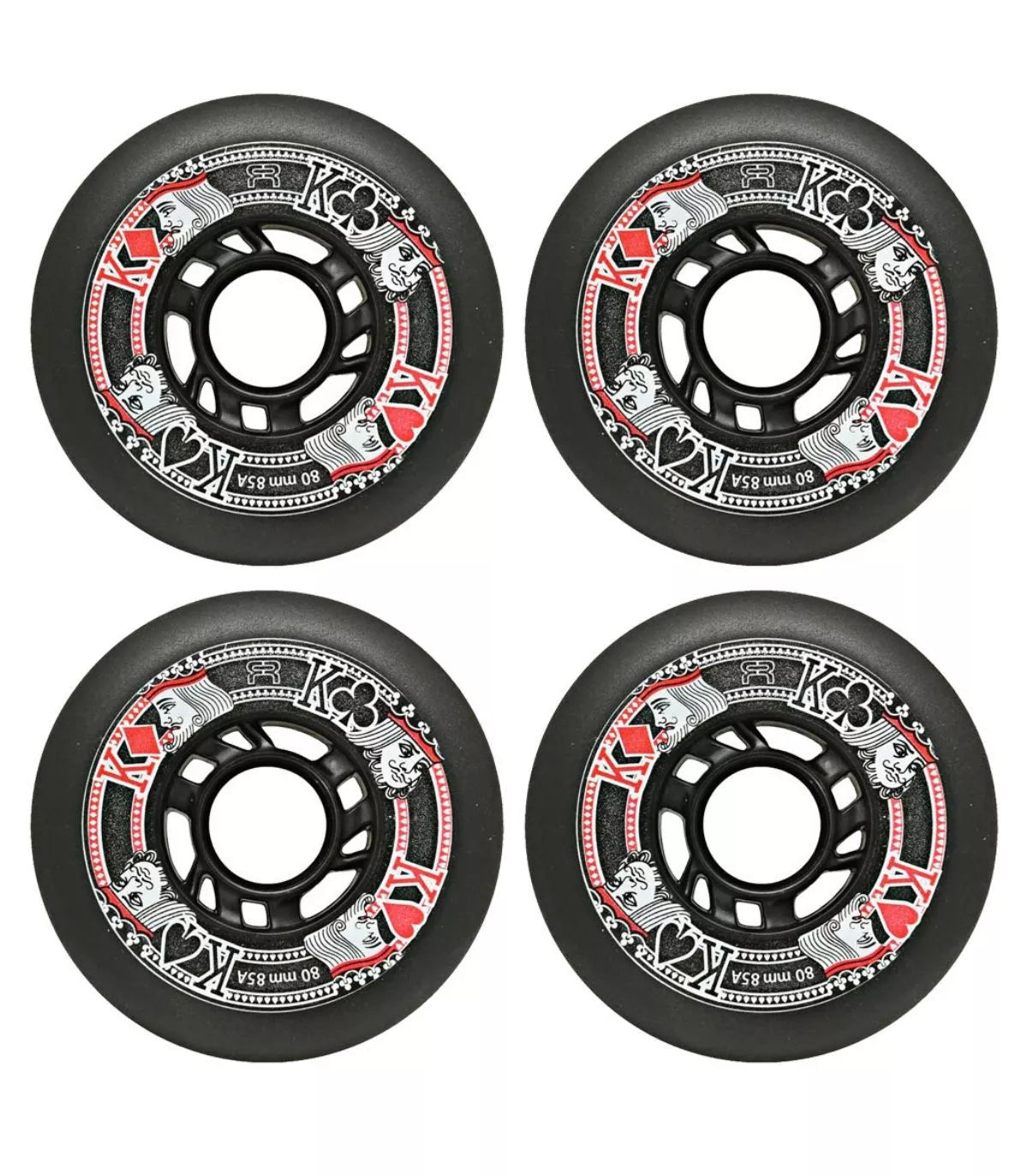 STREET KINGS WHEEL 80MM/85A BLACK/BLACK