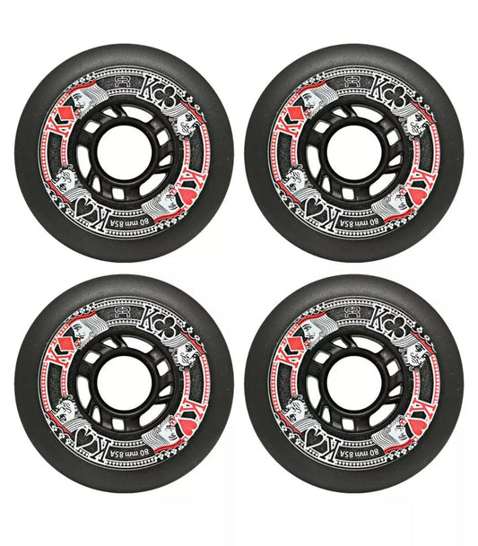 STREET KINGS WHEEL 80MM/85A BLACK/BLACK