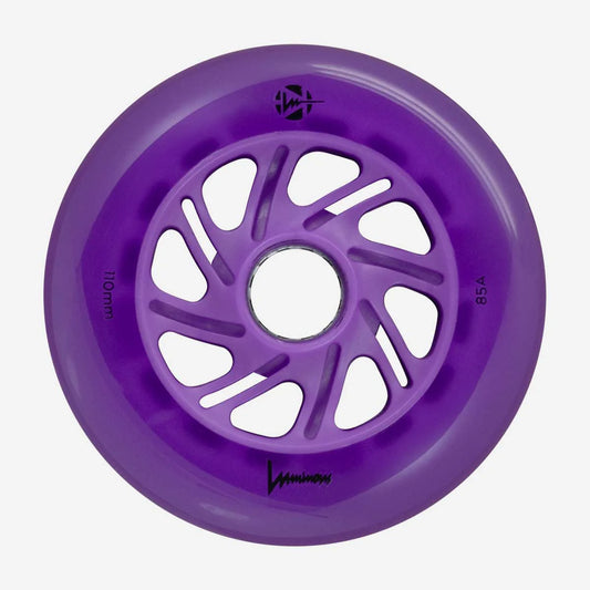 LUMINOUS - LED WHEELS - 110mm/85A - PURPLE - x3