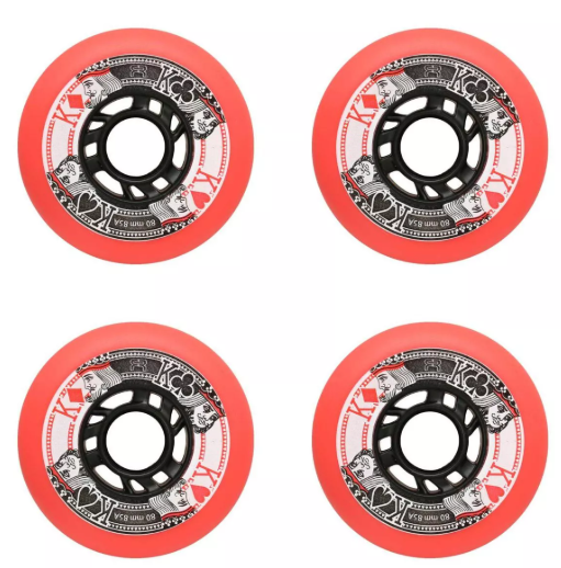 FR - STREET KINGS WHEEL 80MM/85A RED/BLACK x4