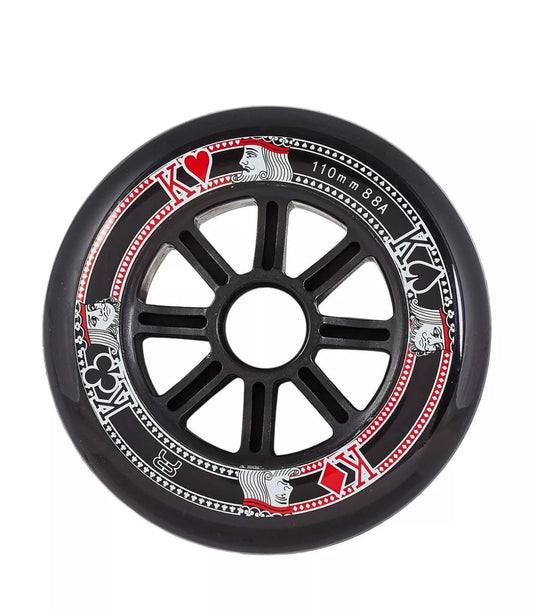 STREET KINGS WHEEL 110MM/88A BLACK/BLACK X3