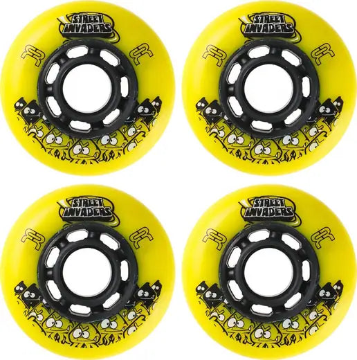 STREET INVADERS WHEEL 80/84A - YELLOW x4