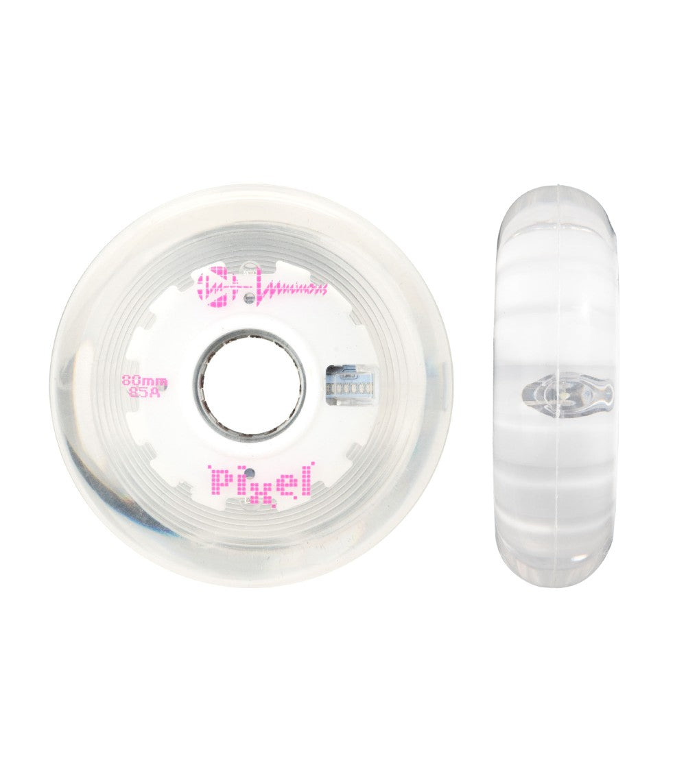 LUMINOUS LED PIXEL 80MM/85A - ROSETTE-PURPLE -PACK X4